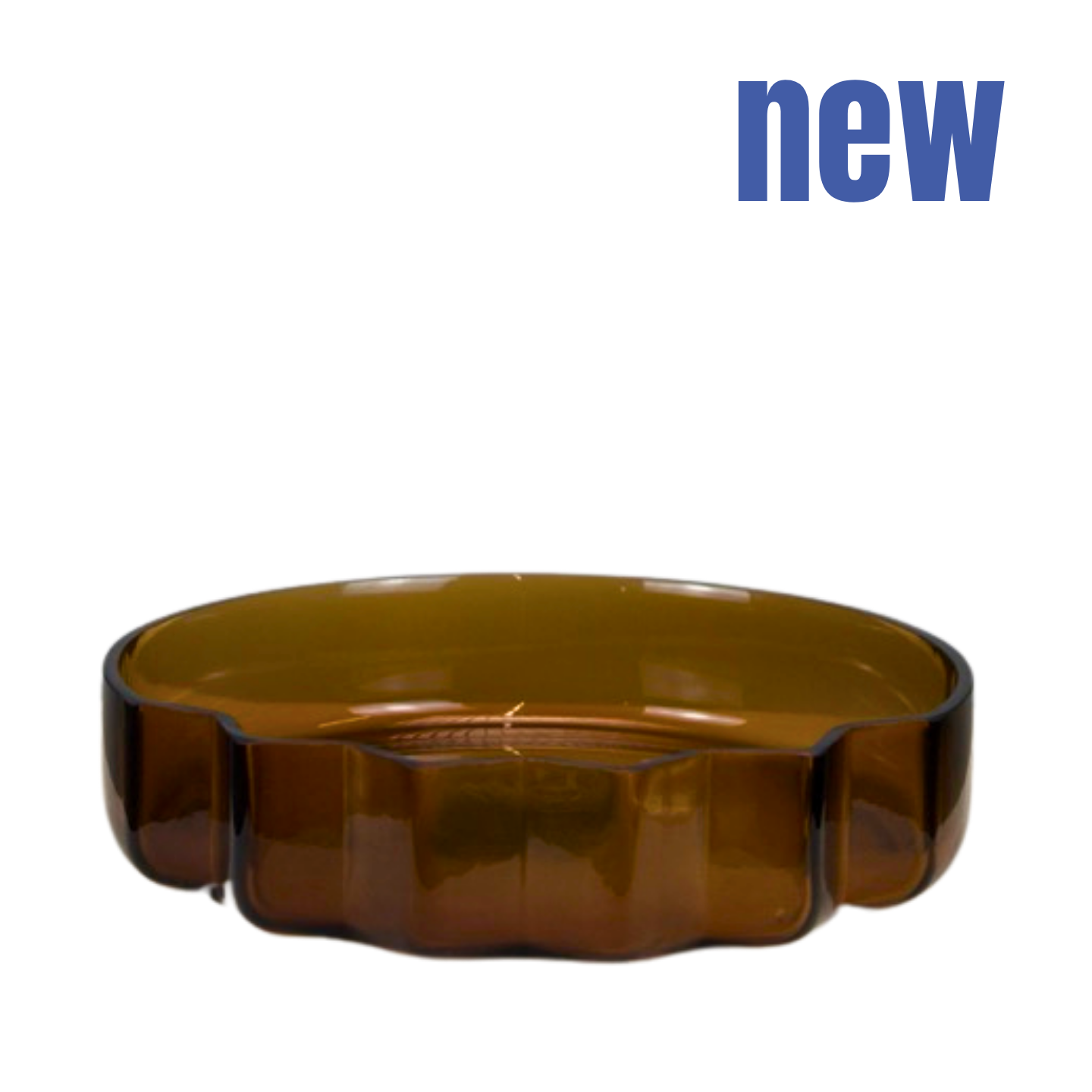 Glass plate with edges